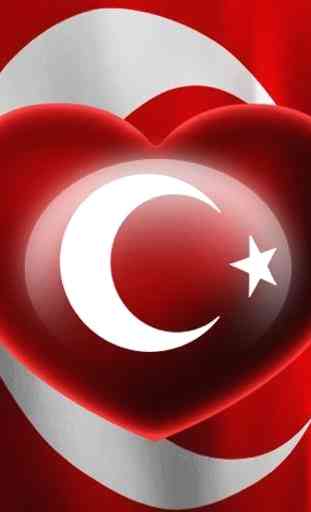 Turquía Bandera Fondos 1