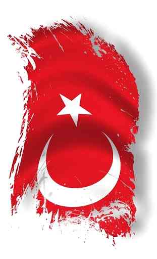 Turquía Bandera Fondos 3