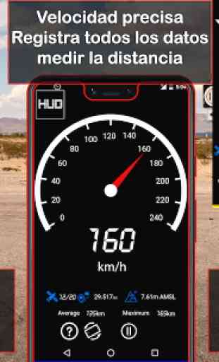Velocímetro GPS: odómetro: medidor de viaje 1