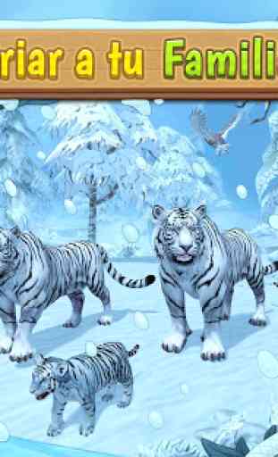 White Tiger Family Sim: Animal Simulator en línea 1