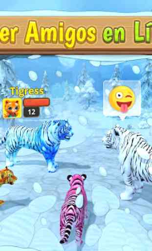 White Tiger Family Sim: Animal Simulator en línea 2