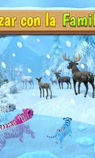 White Tiger Family Sim: Animal Simulator en línea 3