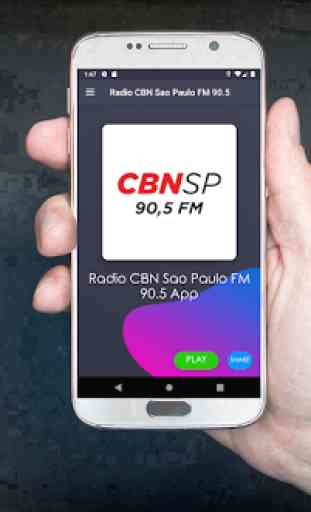 Radio CBN Sao Paulo FM 90.5 SP Brasil ao Vivo App 1