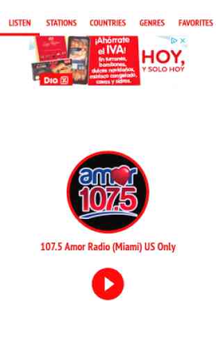 107.5 Amor Radio Miami 1