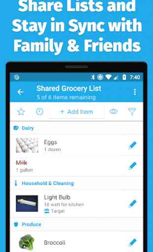 AnyList: Grocery Shopping List & Recipe Organizer 2