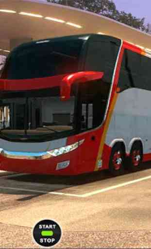 Autobús Euro Coach conduciendo simulador Off Road 2