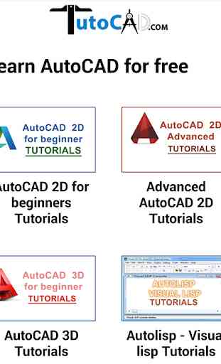 AutoCAD tutorials 2D/3D - Learn AutoCAD for free 1