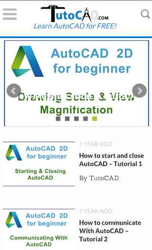 AutoCAD tutorials 2D/3D - Learn AutoCAD for free 2