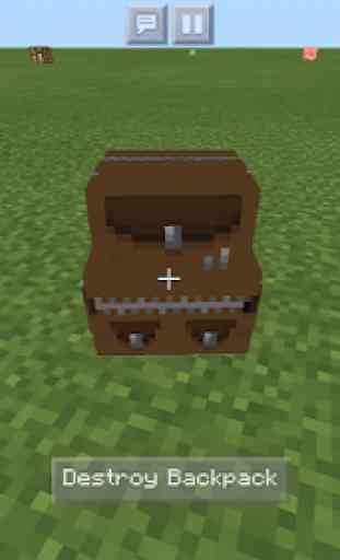 Backpack Mod for MCPE 1