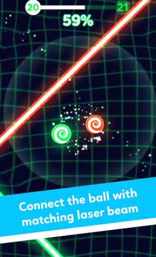 Balls VS Lasers: juego reflejo 2