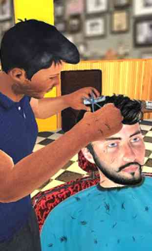 Barbería peluquería pelo loco esqueje juegos 3D 2