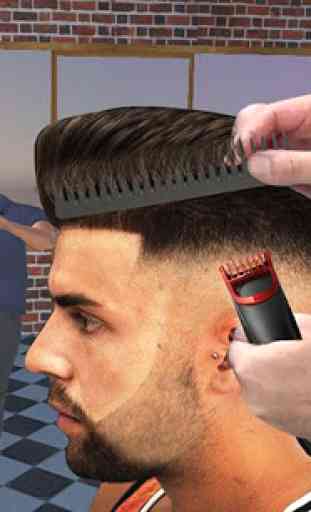 Barbería peluquería pelo loco esqueje juegos 3D 4