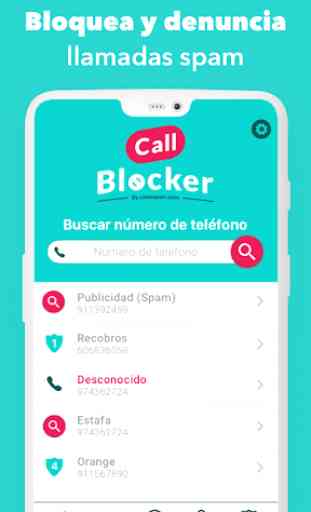 Call Blocker - Bloquea y denuncia teléfonos spam 2