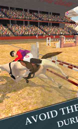 Carreras de caballos de salto y Maestro trucos 3D 4