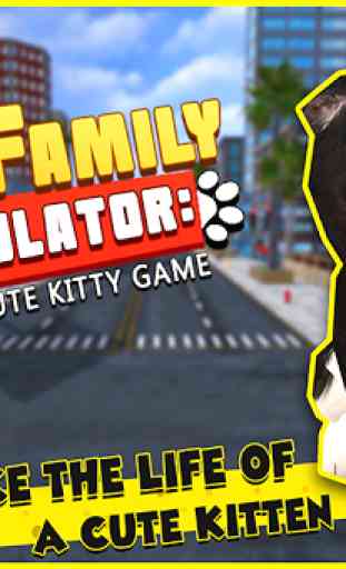 Cat Family Simulator: Juego de Stray Kitty 3