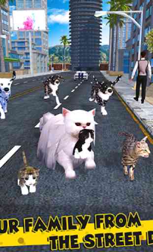 Cat Family Simulator: Juego de Stray Kitty 4
