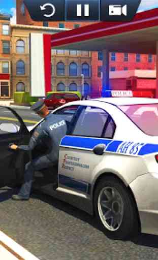 Coche policiales Conducción - Simulador Crimen 2