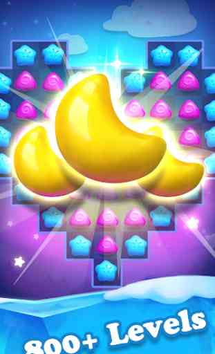 Crazy Candy Bomb-Free Match 3 Juego 2