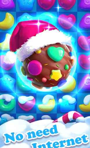 Crazy Candy Bomb-Free Match 3 Juego 3