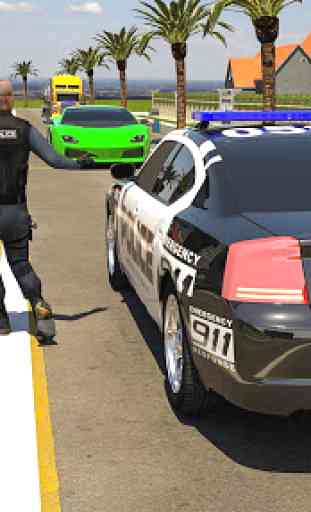 Crimen ciudad policía coche: driver 3D Police 2018 1