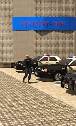 Crimen ciudad policía coche: driver 3D Police 2018 4