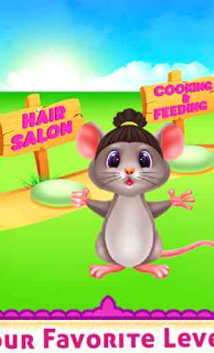 Cute Mouse Caring And Dressup 2