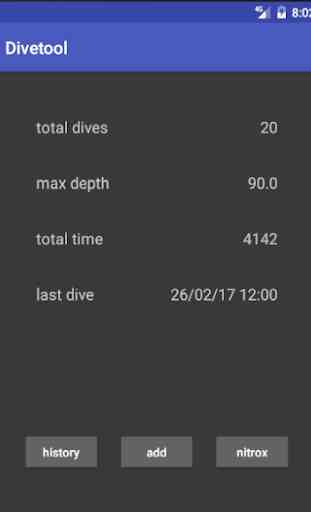 Divetool - scuba dive app 2
