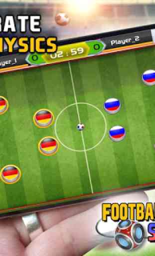 Finger Soccer 2018: Juego de la FIFA World Cup 2