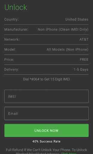 Free IMEI-SIM Unlock Code-AT&T Android and iPhone 2