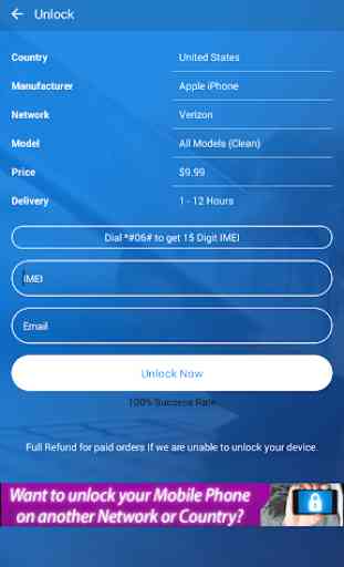 Free Unlock Network Code for Android Phones 4