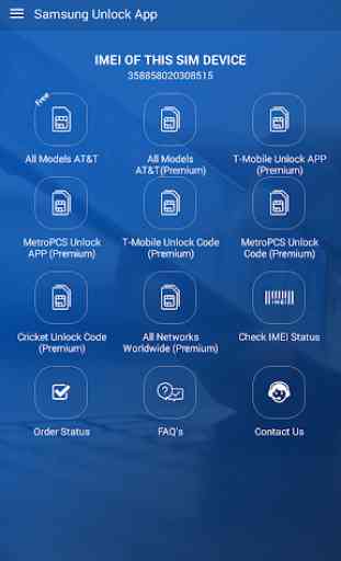 Free Unlock Samsung Mobile SIM 1