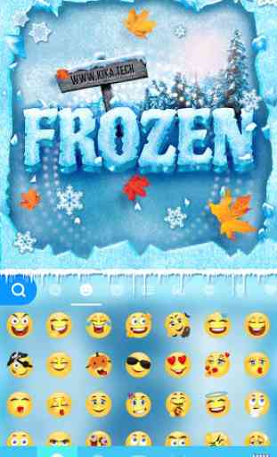 Frozen Tema de teclado 2