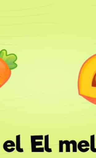 Frutas y verduras - Juegos para niños 3