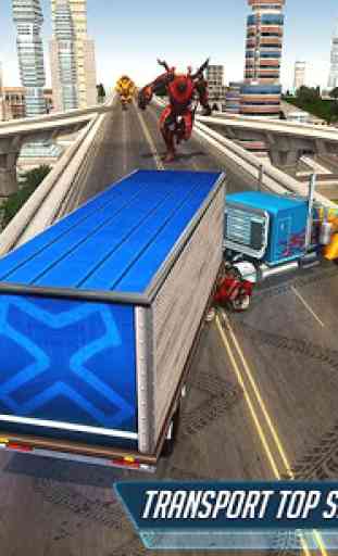 Heavy Truck Robot Giant Truck Driver Simulator 3