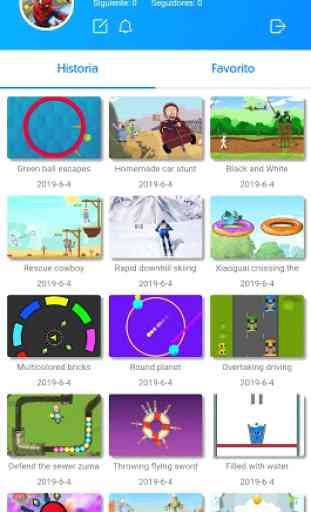 Juegos divertidos de GameBox 3000+ en la app 3
