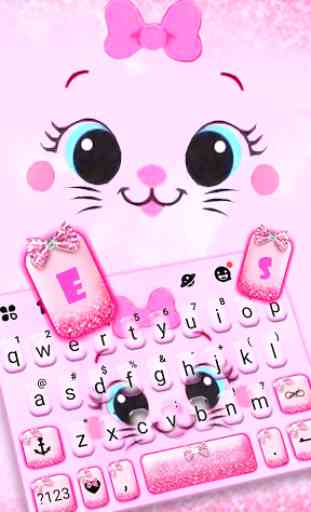 Kitty Smile Tema de teclado 2