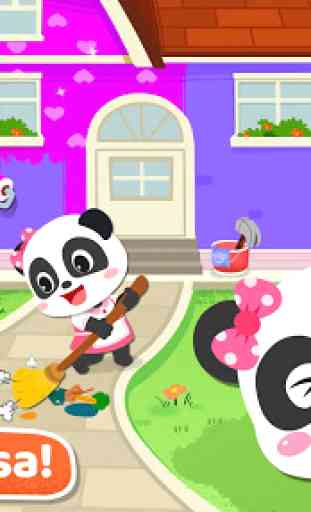 Limpieza del Hogar del Panda Bebé 1
