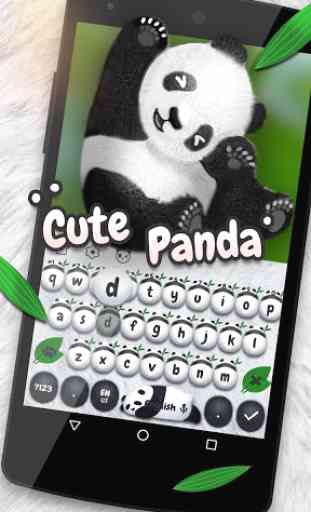 Lindo Panda-Panda teclado 1