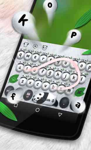 Lindo Panda-Panda teclado 2