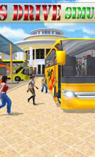 moderno autobús manejar simulador 1