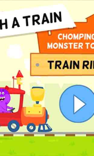 My Monster Town - Tren de juguete para niños 1