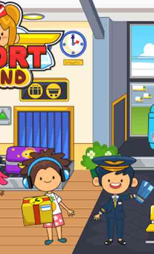 My Pretend Airport - Kids Travel Town Games 2