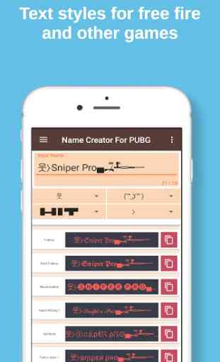 Name creator for pubg 2