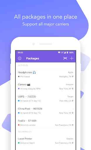 OneTracker - Package Tracking 1