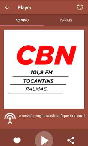 Rádio CBN Tocantins 1