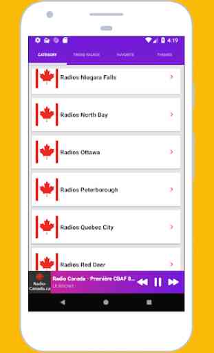 Radio Canada Player - Internet Radio Canada FM App 2