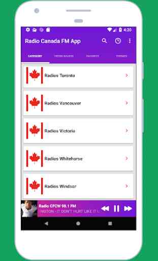 Radio Canada Player - Internet Radio Canada FM App 3