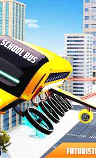robot de autobús escolar volador juegos héroe 1
