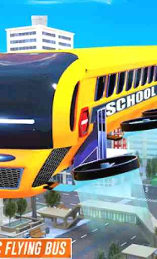 robot de autobús escolar volador juegos héroe 4
