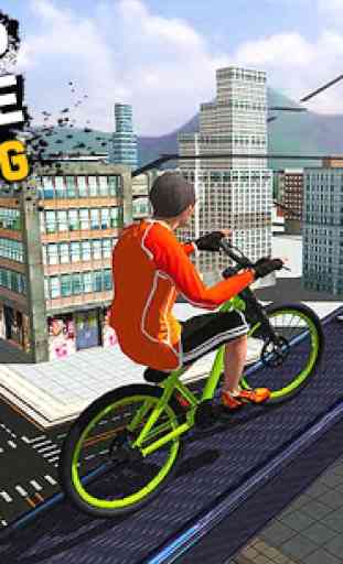 Rooftop Bicycle Stunt & Racing 3